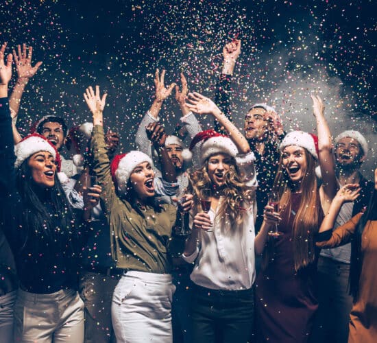 Celebrating New Year together.